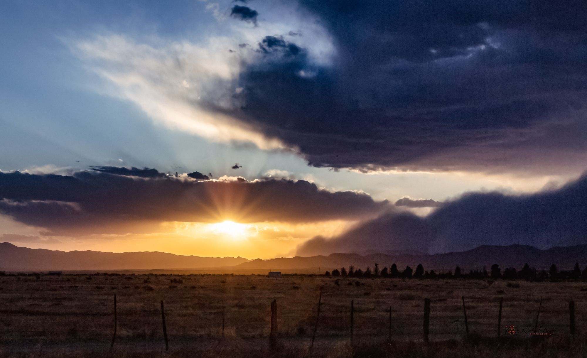 Haboob at Sunset