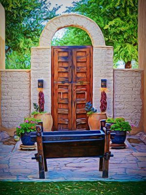 Las Puertas, Fine Art Print