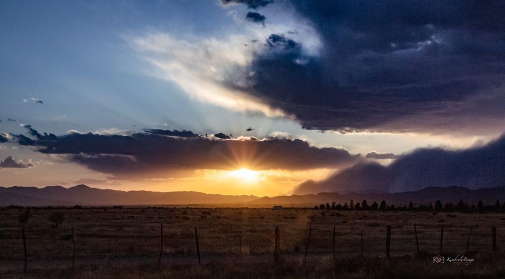 The Haboob at Sunset, Big Bend area of Texas